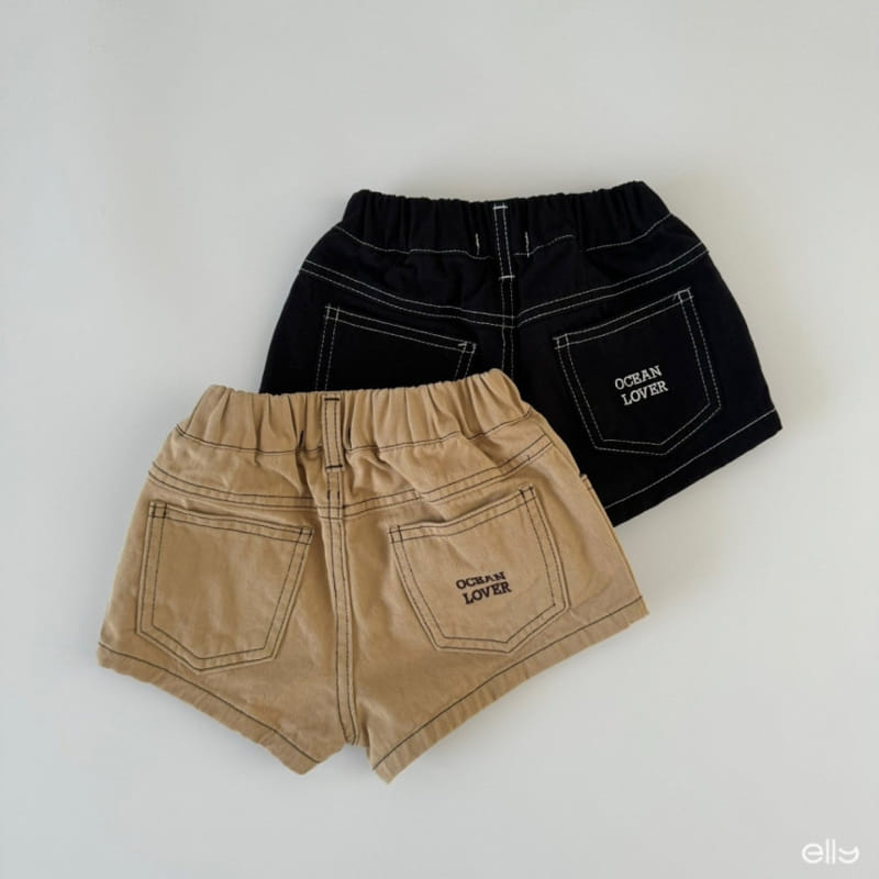 Ellymolly - Korean Children Fashion - #stylishchildhood - Stitch Short Pants - 3