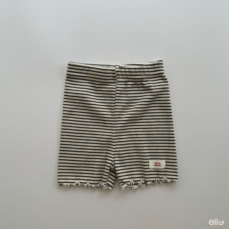 Ellymolly - Korean Children Fashion - #todddlerfashion - Terry Short Leggings - 4