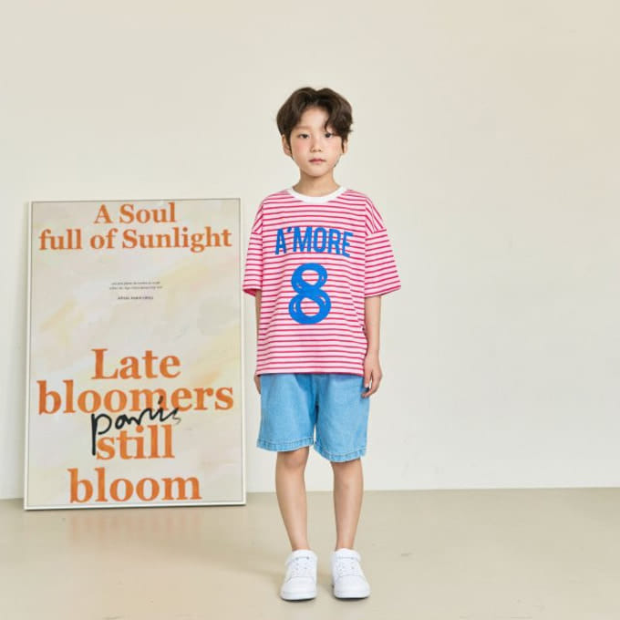 Erin J - Korean Children Fashion - #Kfashion4kids - Denim Shorts