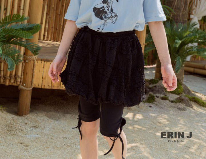 Erin J - Korean Children Fashion - #childrensboutique - Lace Balloon Skirt - 3
