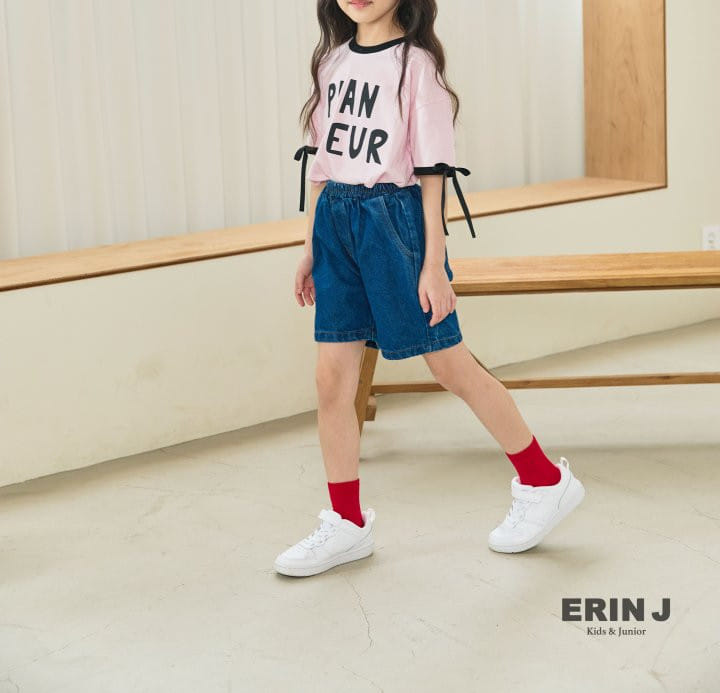 Erin J - Korean Children Fashion - #designkidswear - Denim Shorts - 11