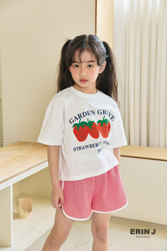 Erin J - Korean Children Fashion - #discoveringself - Strawberry Crop Tee - 7
