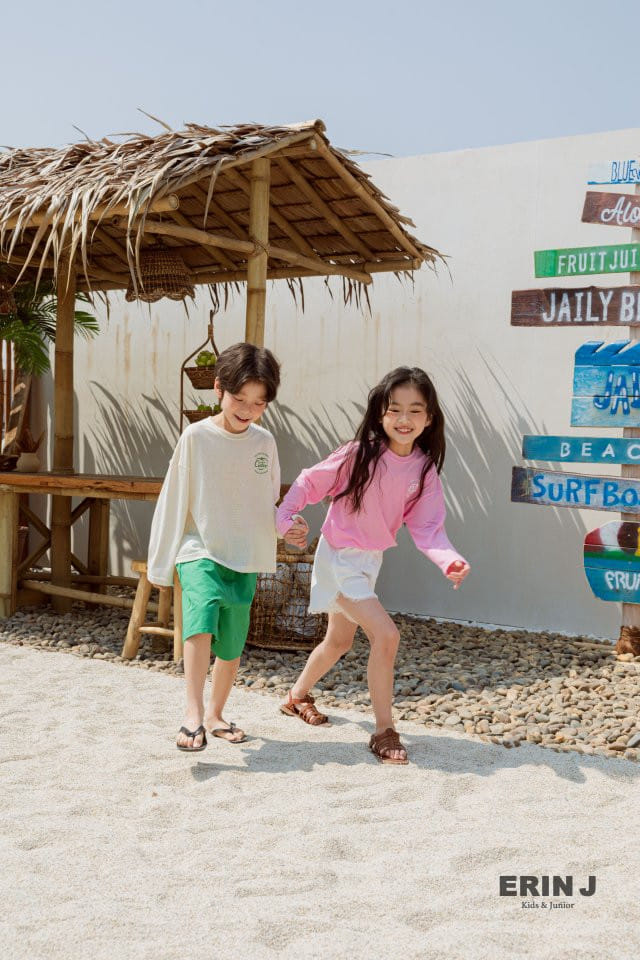 Erin J - Korean Children Fashion - #kidsshorts - Summer Long Sleeve Tee - 5