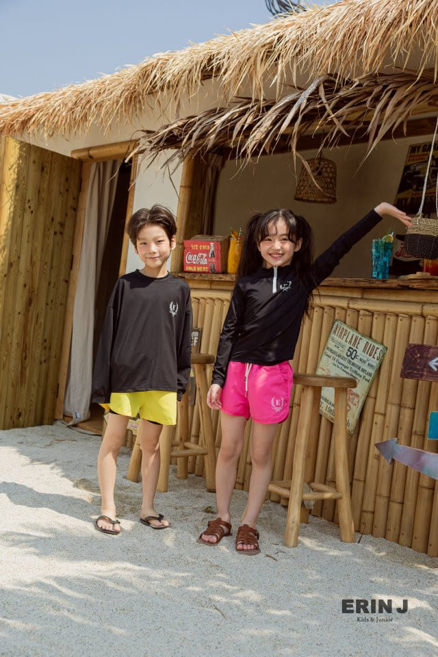 Erin J - Korean Children Fashion - #kidsshorts - Rash Guard Loose Fit - 8