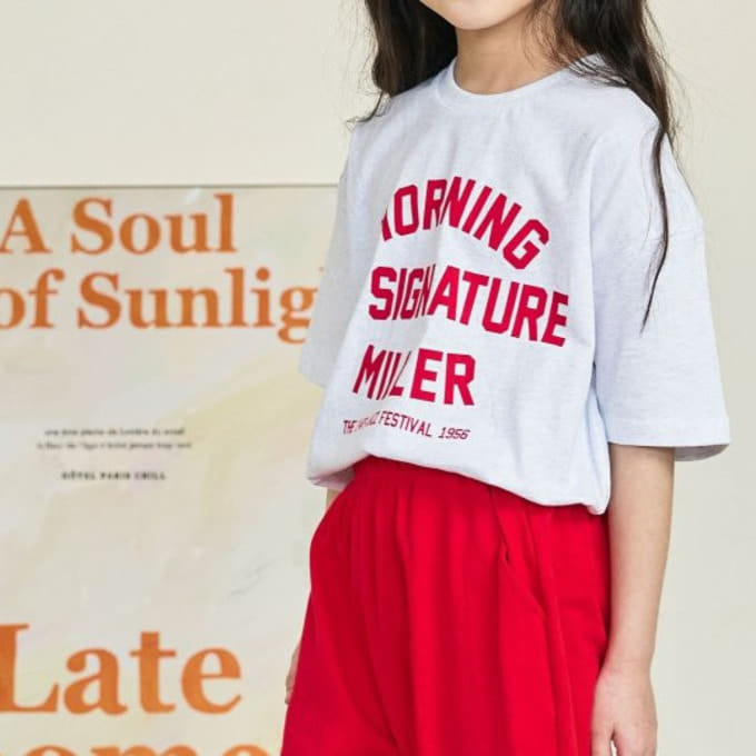 Erin J - Korean Children Fashion - #kidzfashiontrend - Morning Tee