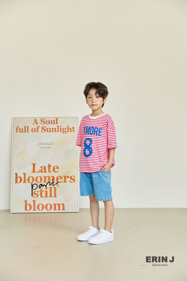 Erin J - Korean Children Fashion - #prettylittlegirls - Denim Shorts - 5