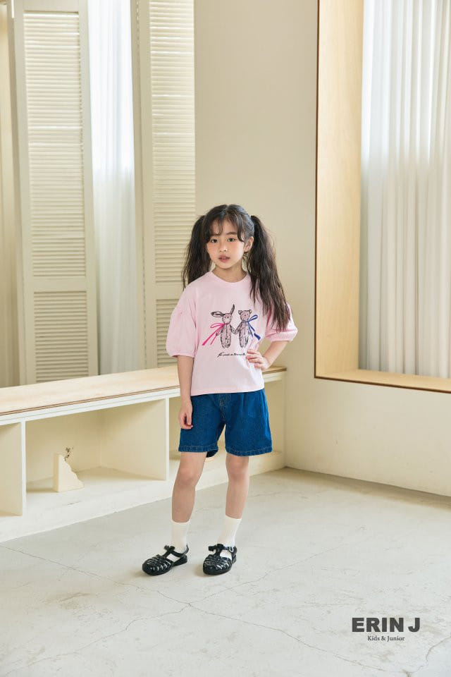 Erin J - Korean Children Fashion - #todddlerfashion - Denim Shorts - 6