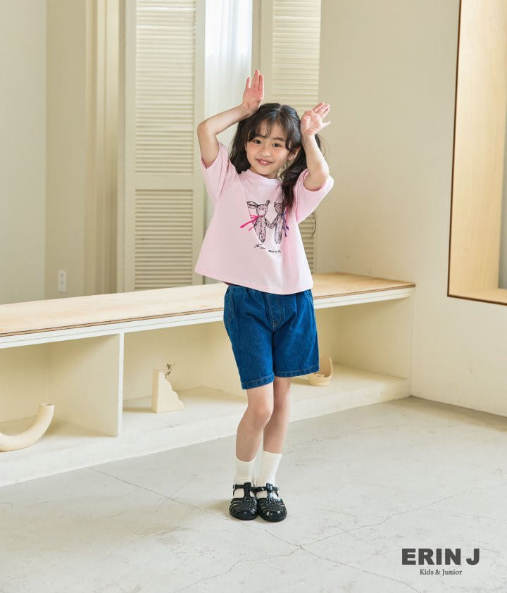 Erin J - Korean Children Fashion - #toddlerclothing - Denim Shorts - 7