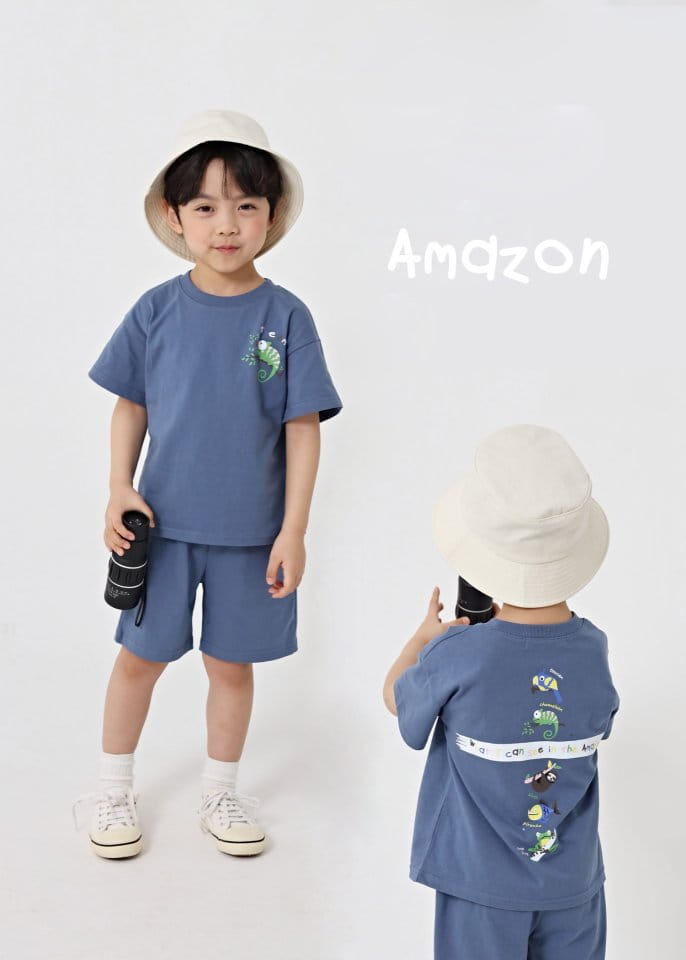 Fashion King - Korean Children Fashion - #kidsshorts - Amazon Top Bottom Set - 2