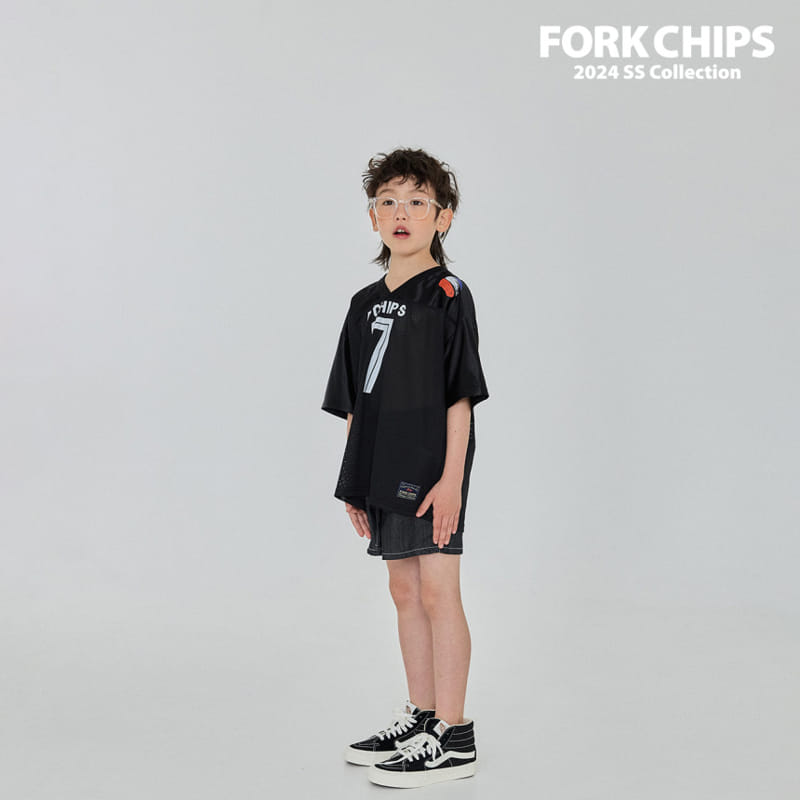 Fork Chips - Korean Children Fashion - #Kfashion4kids - Soccer Mesh Tee - 9