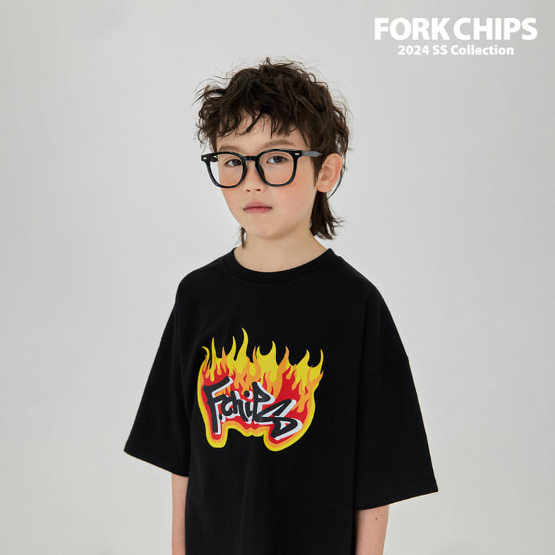 Fork Chips - Korean Children Fashion - #Kfashion4kids - Booster Tee - 5
