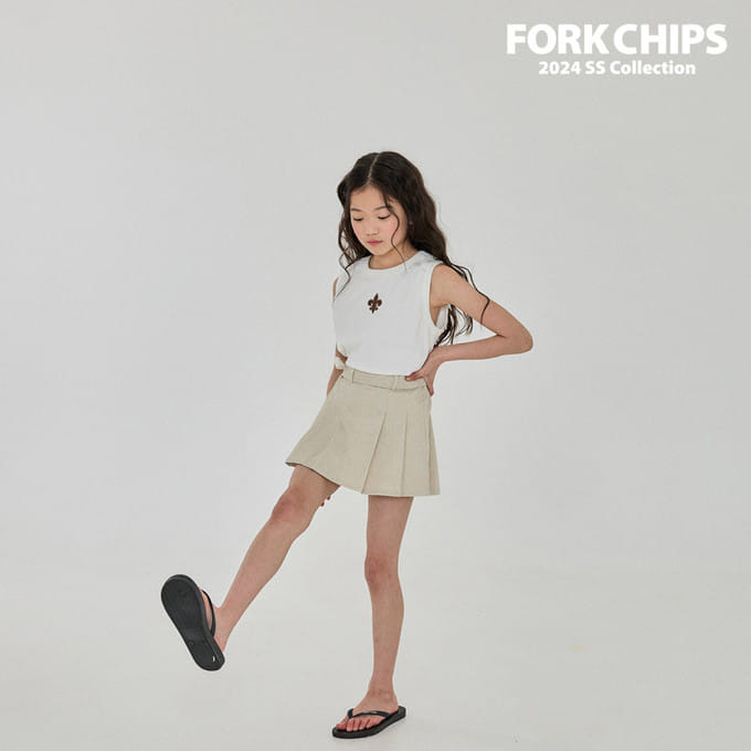 Fork Chips - Korean Children Fashion - #Kfashion4kids - Marry Belt Skirt