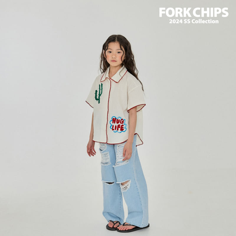 Fork Chips - Korean Children Fashion - #childofig - Sketch Shirt - 9