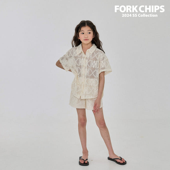 Fork Chips - Korean Children Fashion - #childofig - Nut Knit Pants