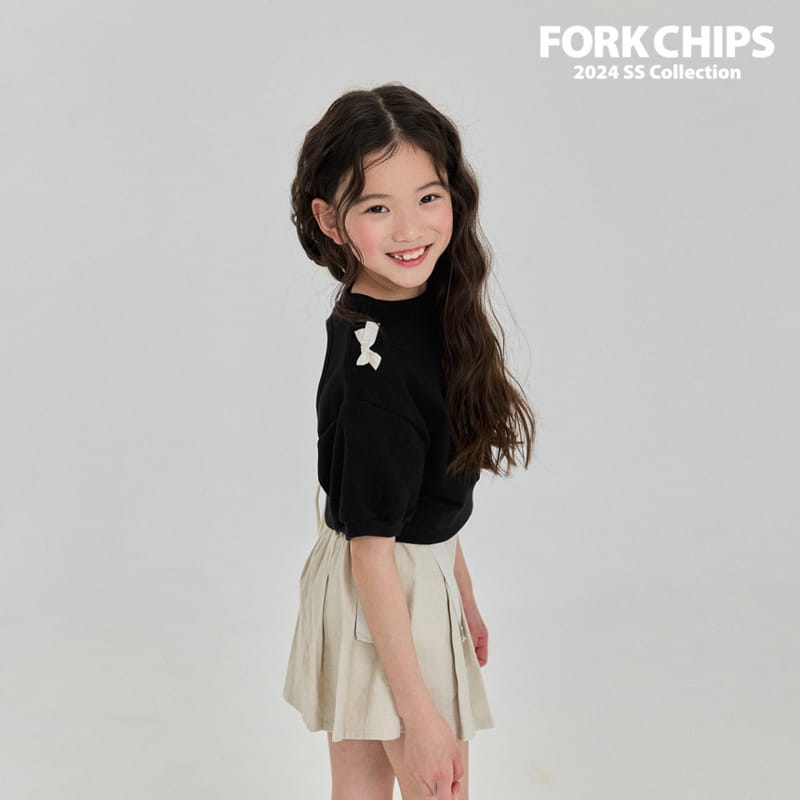 Fork Chips - Korean Children Fashion - #childofig - Two Ribbon Sweatshirt - 7