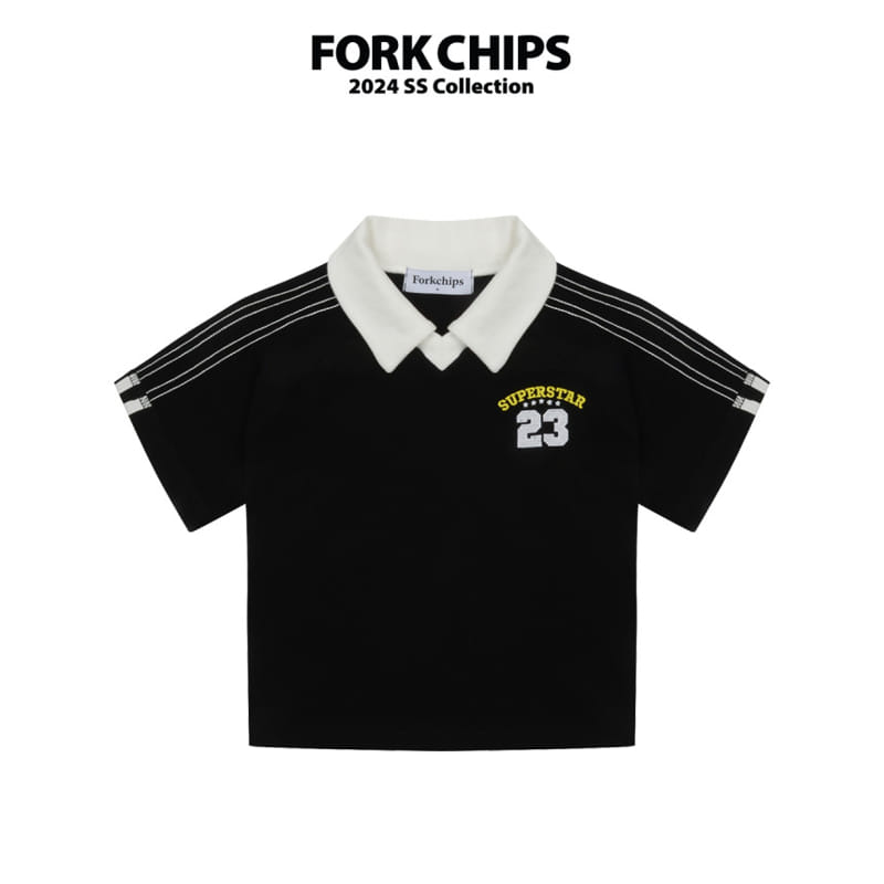 Fork Chips - Korean Children Fashion - #childofig - Scotch PK Tee - 2