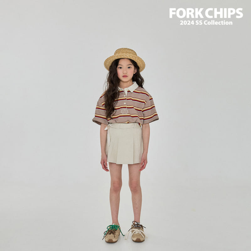 Fork Chips - Korean Children Fashion - #childofig - Marry Belt Skirt - 9