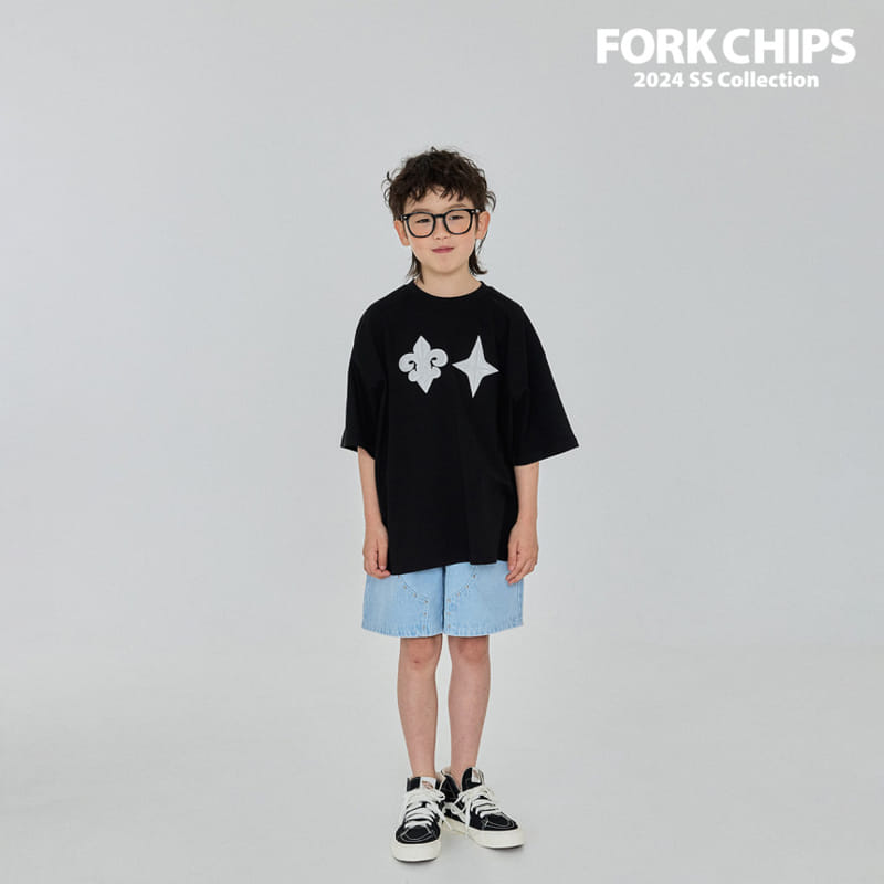 Fork Chips - Korean Children Fashion - #childofig - Volt Denim Pants - 7
