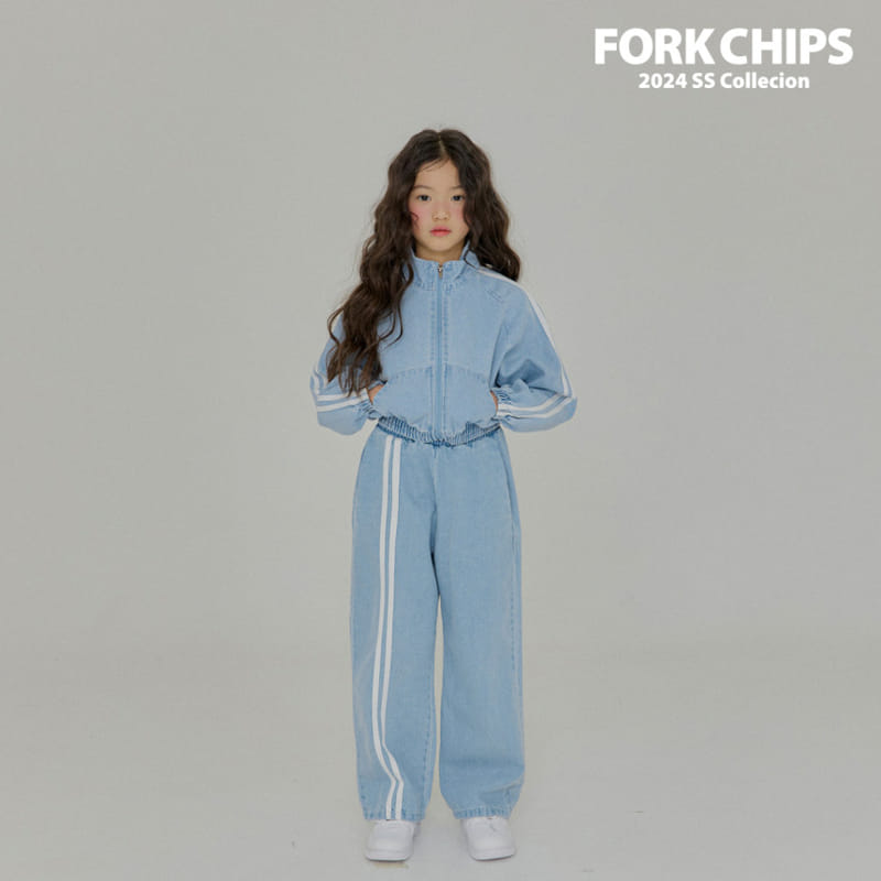 Fork Chips - Korean Children Fashion - #childofig - Rush Tape Pants - 3