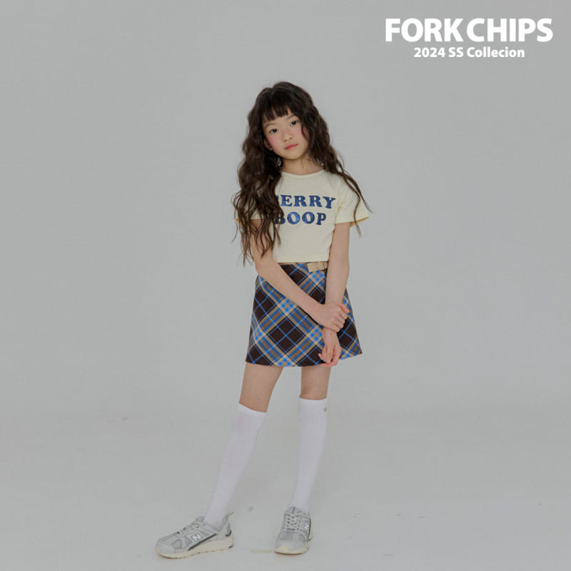 Fork Chips - Korean Children Fashion - #childofig - Roper Mini Skirt - 5