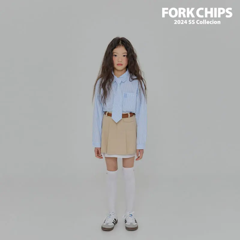 Fork Chips - Korean Children Fashion - #childofig - Hidden Pocket Skirt - 3