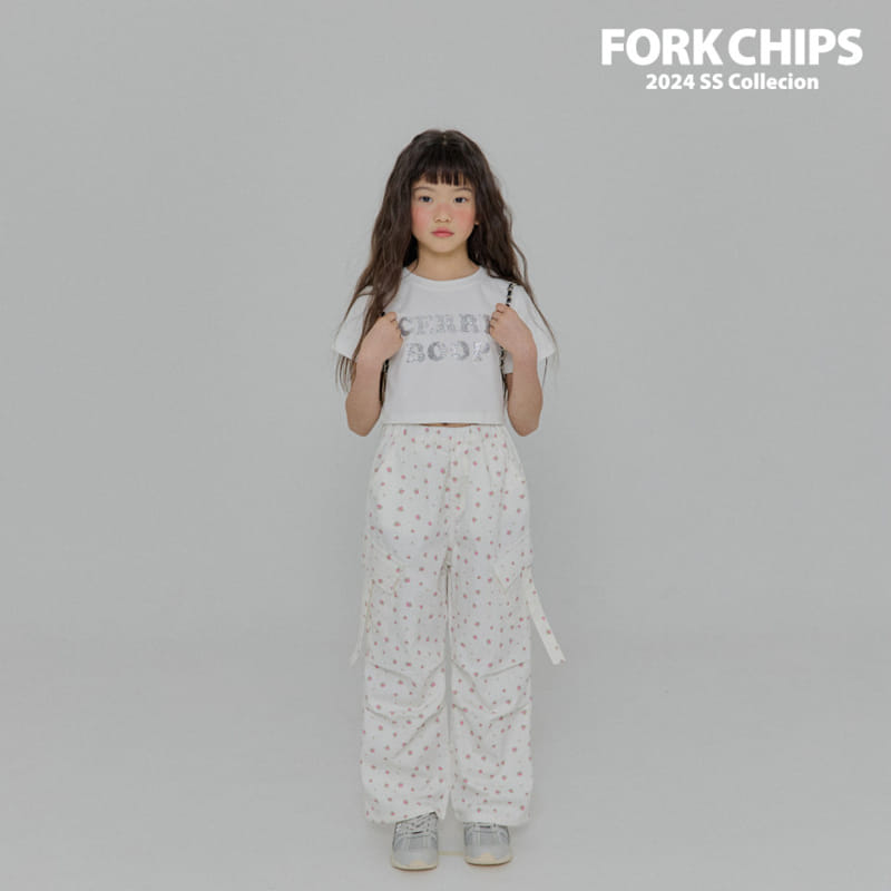 Fork Chips - Korean Children Fashion - #childofig - Daisy Cargo Pants - 2