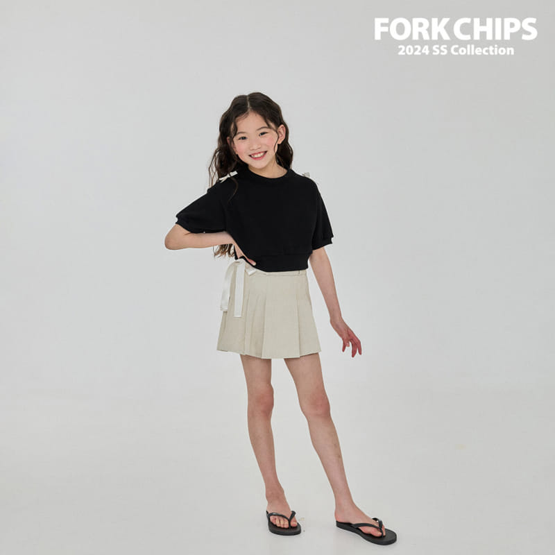 Fork Chips - Korean Children Fashion - #childrensboutique - Two Ribbon Sweatshirt - 9