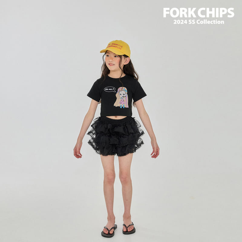Fork Chips - Korean Children Fashion - #childrensboutique - Baby Doll Tee - 8