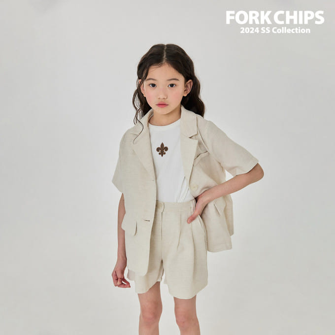 Fork Chips - Korean Children Fashion - #childrensboutique - London Slit Jacket - 2