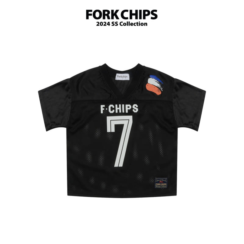 Fork Chips - Korean Children Fashion - #childrensboutique - Soccer Mesh Tee - 2