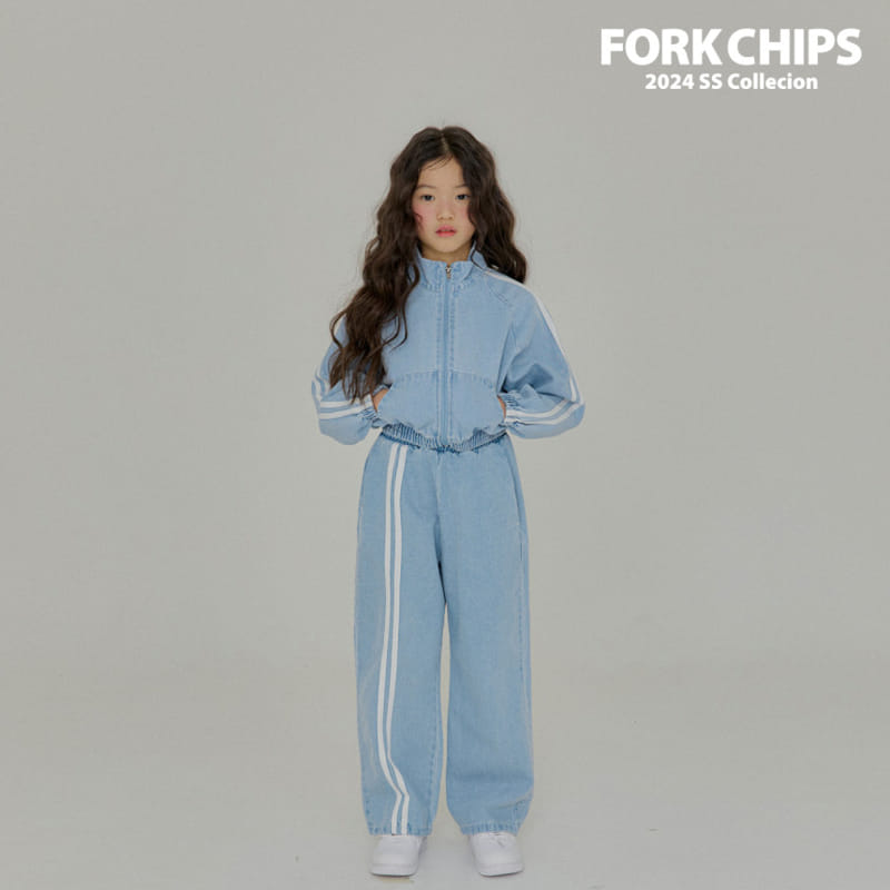Fork Chips - Korean Children Fashion - #childofig - Rush Tape Pants - 4