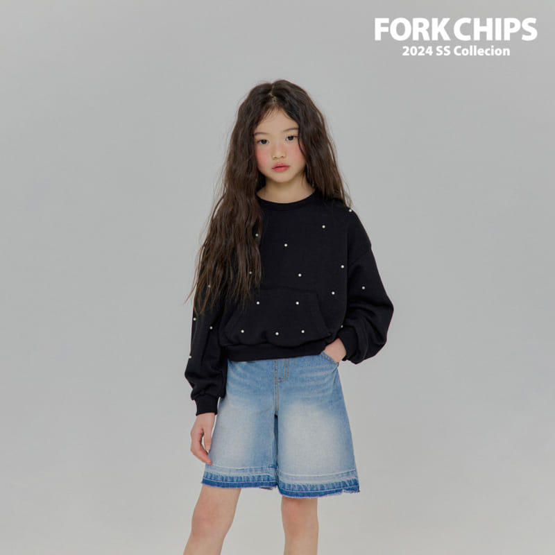 Fork Chips - Korean Children Fashion - #childofig - Newtro Denim Pants - 4