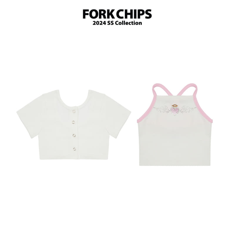 Fork Chips - Korean Children Fashion - #designkidswear - Jenny Cardigan Set - 2