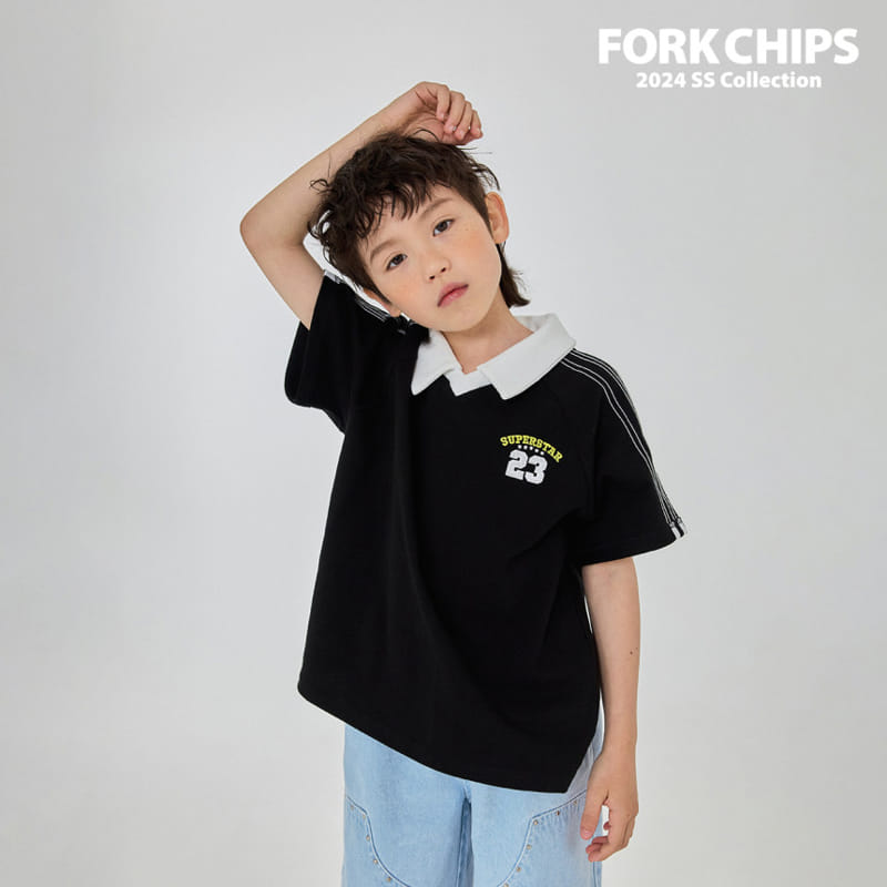Fork Chips - Korean Children Fashion - #designkidswear - Scotch PK Tee - 5