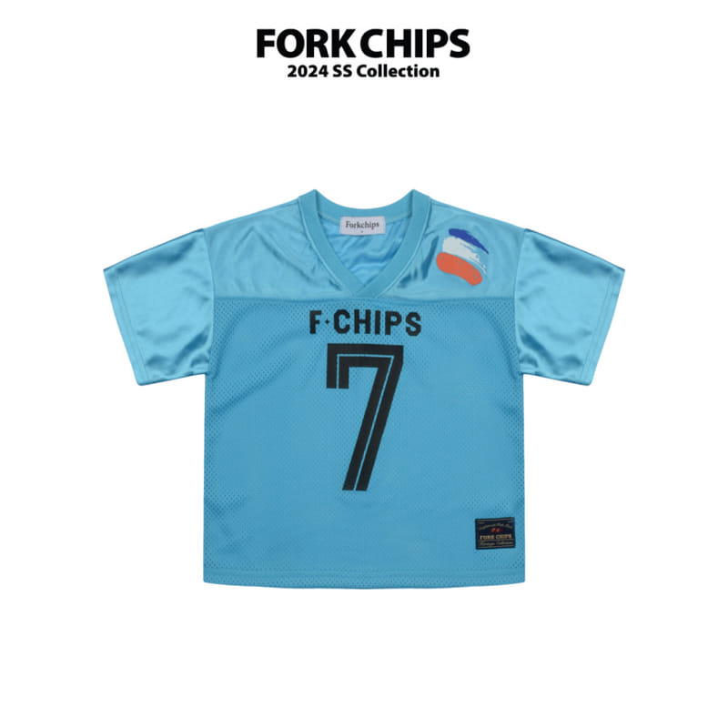 Fork Chips - Korean Children Fashion - #designkidswear - Soccer Mesh Tee - 3