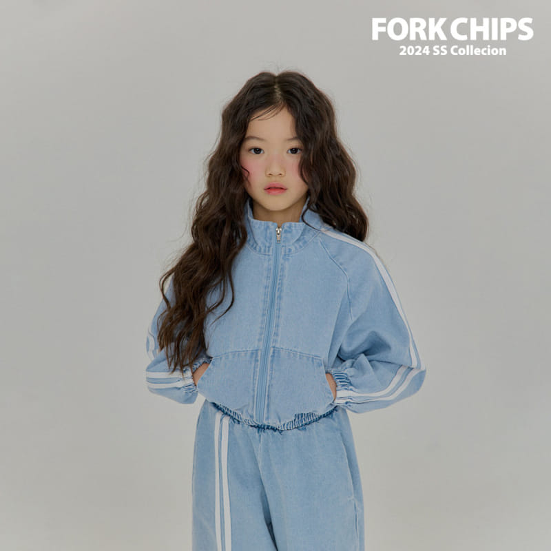 Fork Chips - Korean Children Fashion - #designkidswear - Rush Tape Pants - 5