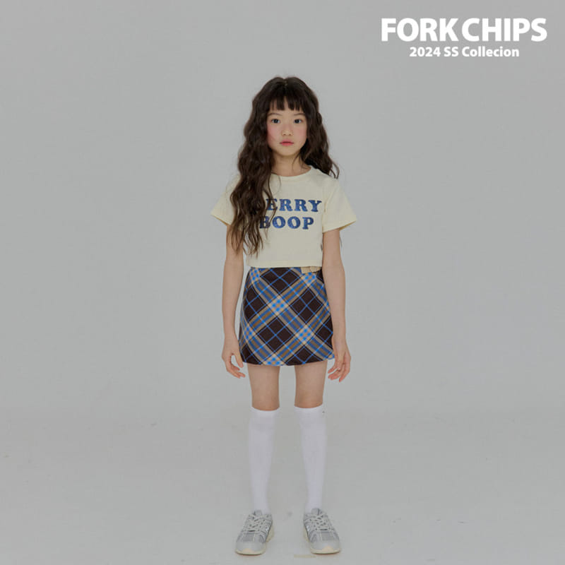 Fork Chips - Korean Children Fashion - #designkidswear - Roper Mini Skirt - 7