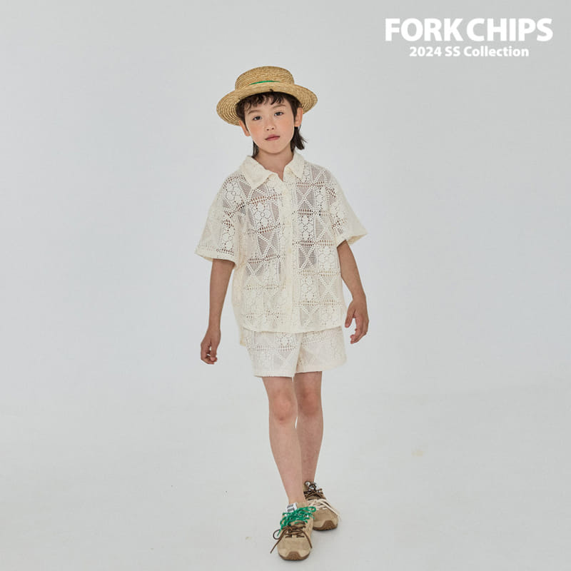 Fork Chips - Korean Children Fashion - #discoveringself - Nut Knit Shirt - 5