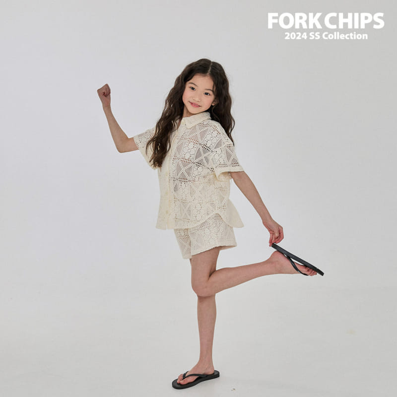 Fork Chips - Korean Children Fashion - #designkidswear - Nut Knit Pants - 4