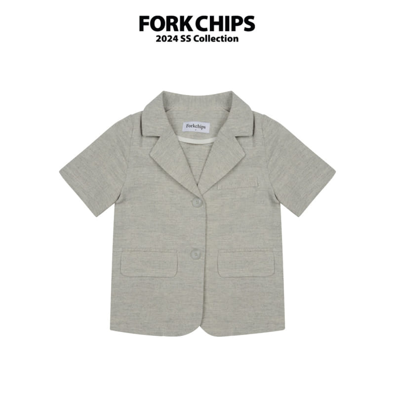 Fork Chips - Korean Children Fashion - #designkidswear - London Slit Jacket - 4
