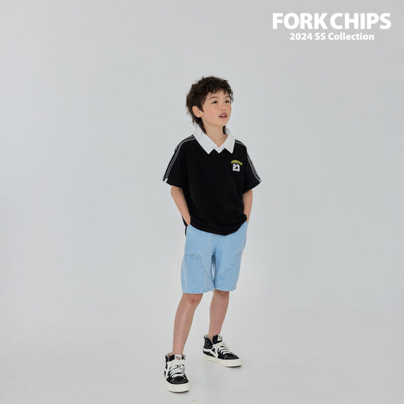 Fork Chips - Korean Children Fashion - #discoveringself - Scotch PK Tee - 6