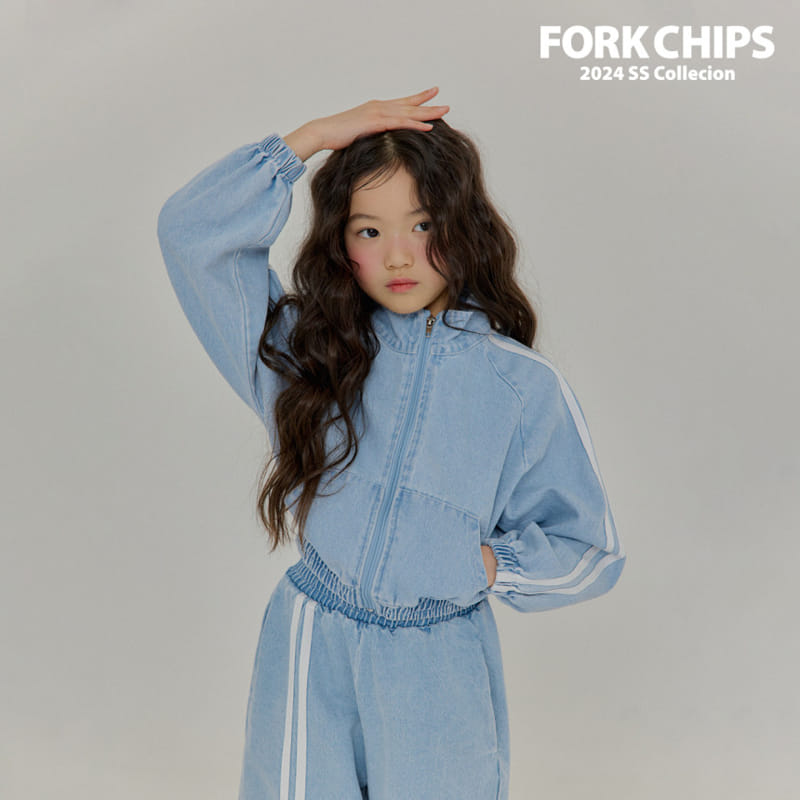 Fork Chips - Korean Children Fashion - #discoveringself - Rush Tape Pants - 6