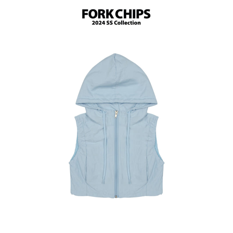 Fork Chips - Korean Children Fashion - #discoveringself - Glossy Vest - 2