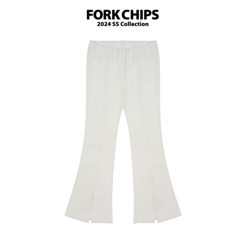 Fork Chips - Korean Children Fashion - #fashionkids - Open Boots Cut Leggings - 3