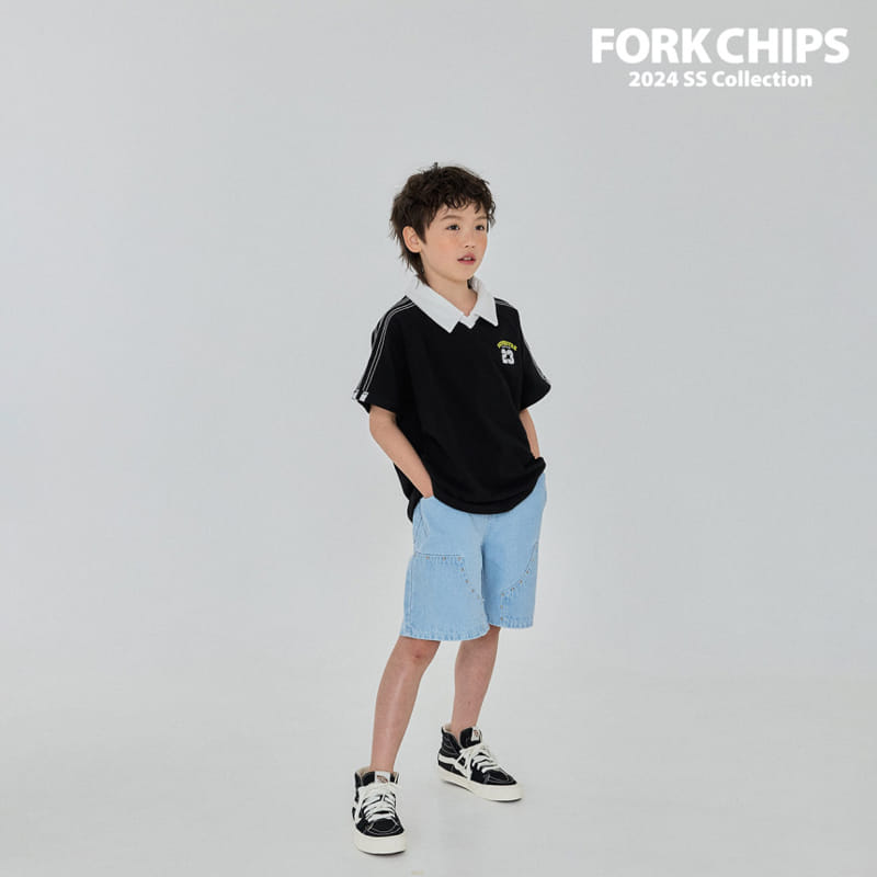 Fork Chips - Korean Children Fashion - #fashionkids - Scotch PK Tee - 7