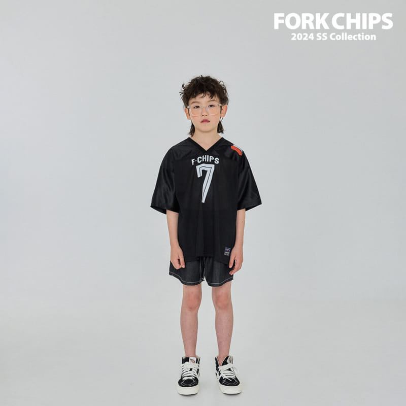 Fork Chips - Korean Children Fashion - #fashionkids - Soccer Mesh Tee - 5