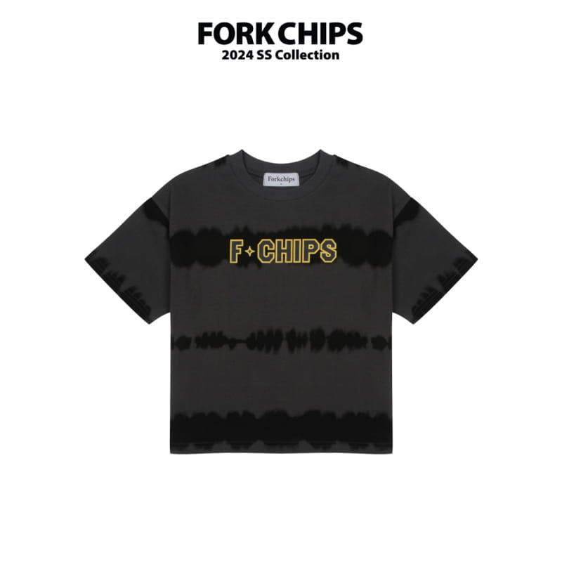 Fork Chips - Korean Children Fashion - #fashionkids - Spray Tee - 3
