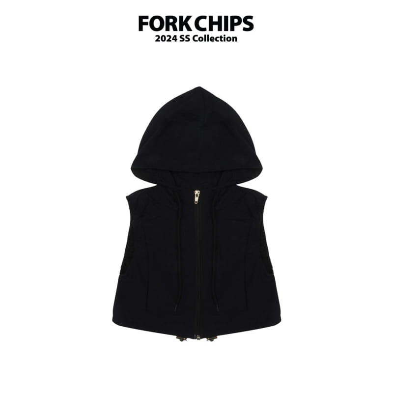 Fork Chips - Korean Children Fashion - #fashionkids - Glossy Vest - 3