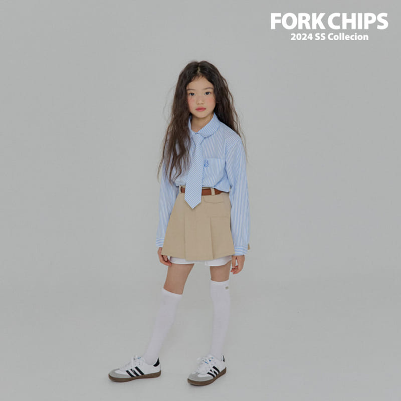 Fork Chips - Korean Children Fashion - #fashionkids - Hidden Pocket Skirt - 8
