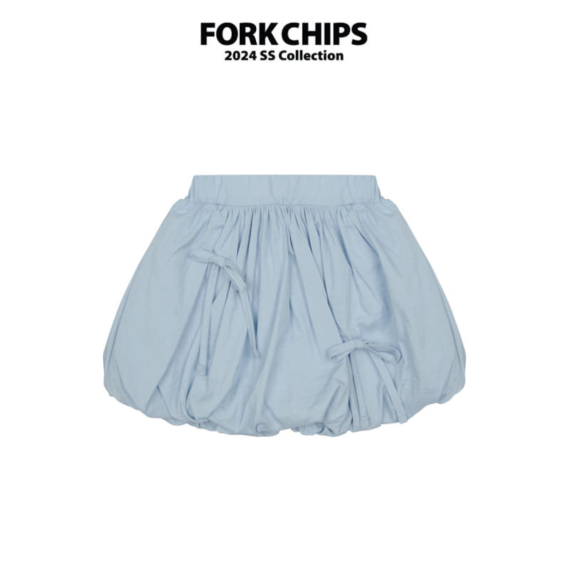 Fork Chips - Korean Children Fashion - #fashionkids - Glossy Balloon Skirt - 2